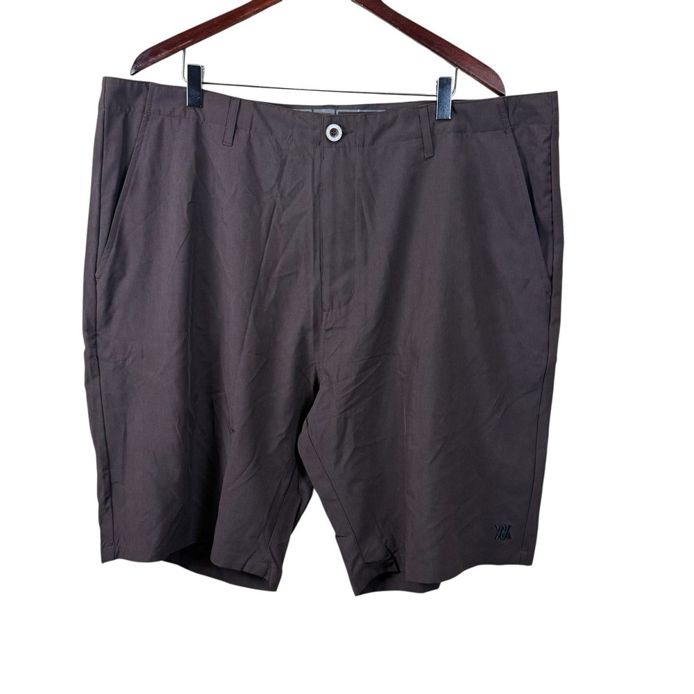 Dixxon Flannel Co Hybrid Shorts Men's Size 42 Brown Stretch Pockets Casual